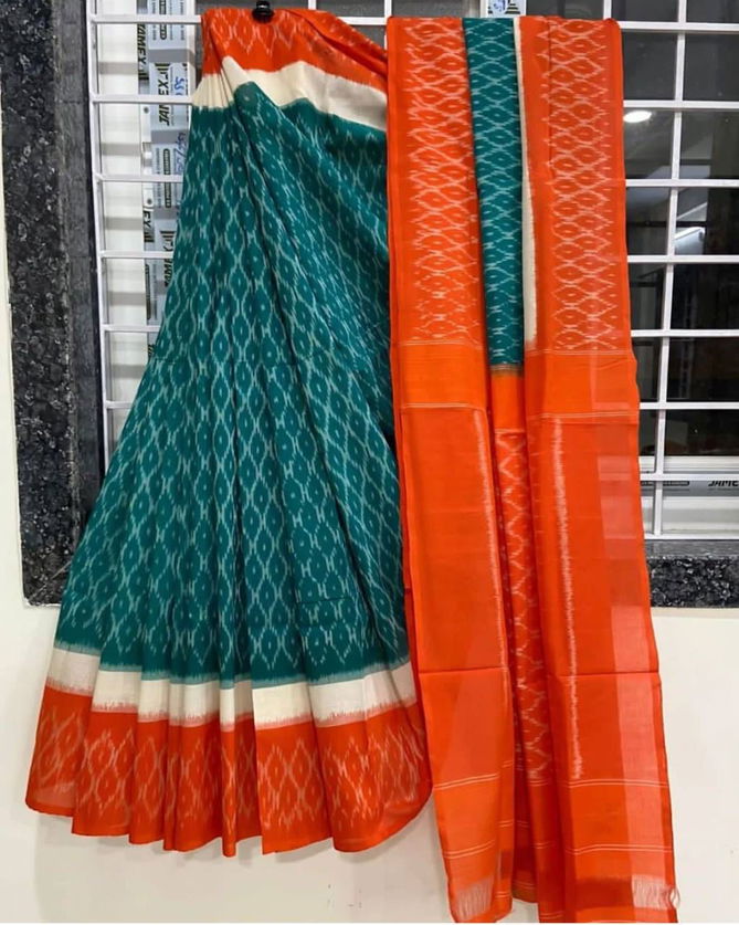 MG 263 Plain Linen Printed Daily Wear Sarees Catalog